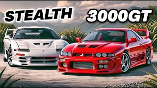 Mitsubishi 3000GT VS Dodge STEALTH | Battle of the 90'S Twin Turbos (Key Differences)