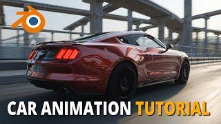 How to Animate REALISTIC Cars in Blender for Beginners [Part 1]