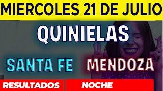 Resultados Quinielas Nocturna de Santa Fe y Mendoza, Miércoles 21 de Julio