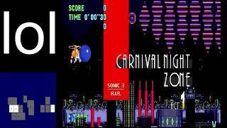 Sonic 3 AIR S+T Full Game Glitched Speedrun Tutorial Series: Carnival Night 1