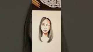 Stylised Fashion Face  Light Pencil Shading + Charcoal #artstudiobysrabani