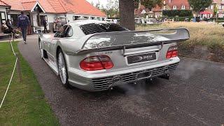 Mercedes-Benz CLK GTR - Start Up, SOUNDS & Driving On The Road