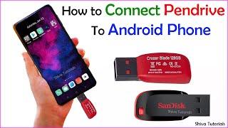 How to connect pendrive to phone, how to connect sandisk pendrive to phone, phone to pendrive