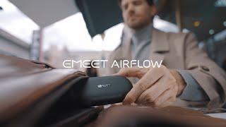 EMEET AirFlow | Open-Ear Headphone with Detachable Boom Microphone Optimized for Calls