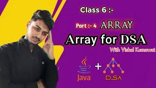 6. Arrays for Dsa complete full lecture in Java