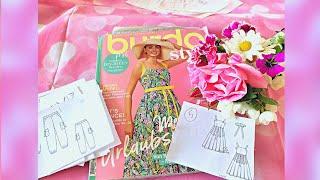 Burda 7/2022 Germany Sewing Magazine Browsethrough + Quick Summer Garden Tour