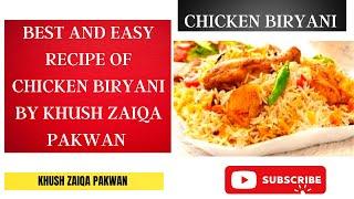 Easy and quick biryani recipe in pakistani style   khush zaiqa pakwan   @IjazAnsariFoodSecrets