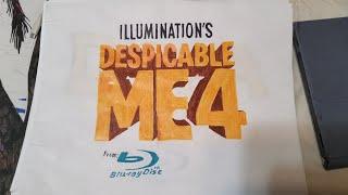 DVD Opening Despicable Me 4 2024