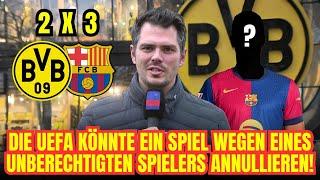 URGENT! UEFA KÖNNTE SPIEL ZWISCHEN DORTMUND UND BARCELONA ABSAGEN! nachrichten bvb