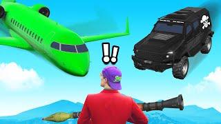 PLANES + CARS vs RPG! (GTA 5)