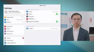 Daikin e-Care transfer e-Configurator settings via Wifi USB