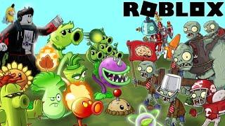 bertahan dari zombi plants vs zombie di Roblox.