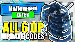 ALL *6* NEW HALLOWEEN UPDATE CODES! Shinobi Life 2 Roblox