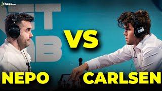 RAKİBİNİ BİLGİSAYAR GİBİ BOĞDU! Carlsen - Nepo Derbisinde Kazanan Şah Güvenliği Oldu!