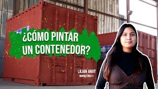 ¿CÓMO PINTAR UN CONTENEDOR MARÍTIMO?  | CONTENEDORES MAS+