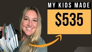 Passive Income: How My Kids Made Over $535 On Amazon KDP