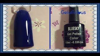 Bluesky (royal blue)Gel Polish Product Review By Gelulicious