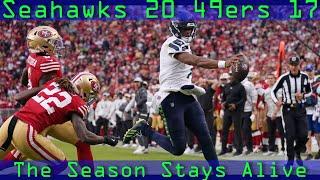 Seattle Seahawks 20 San Francisco 49ers 17: Mike and Geno get their statement win