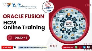 Oracle Fusion HCM | Oracle HCM Cloud Training | Oracle Fusion HCM Course | Demo -3 #triotech