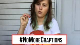 Rikki Poynter - #NoMoreCraptions campaign