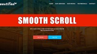 #20 Full page smooth scroll effect with JQUERY plugin