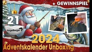 2024 Angel Berger Adventskalender Unboxing Türchen 21 Vorstellung Angel  Weihnachtskalender Angeln