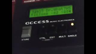 Access Virus A HQ Demo - Vintage synth sounds - No Techno