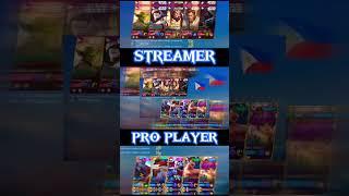 STREAMER VS PRO PLAYER-MLBB #mobilelegends #shorts