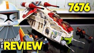 Обзор на ЛЕГО Звездные Войны 7676 - Республиканский Ганшип | LEGO Star Wars Republic Gunship Review