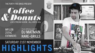 Matman x Forty Five Kings LIVE 45s DJ set HIGHLIGHTS - All 7" Vinyl Hip Hop / Funk DJ Routines