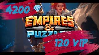 #EMPIREPUZZLEПолучить 120 дней VIP и 4200 самоцветов БЕСПЛАТНО!