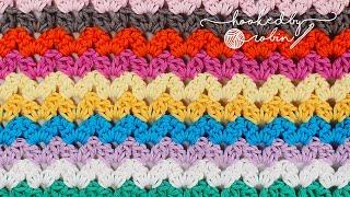 FAST & EASY! Crochet the Cluster V-Stitch