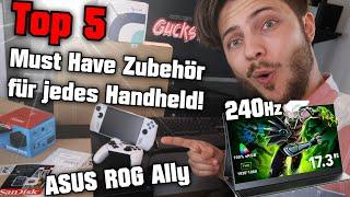 Top 5 MUST HAVE Zubehör für ASUS ROG Ally!  Genki Dock & UPERFECT Portable Monitor 17.3 Zoll 240Hz