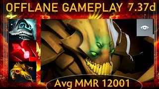  7.37d Sand King |K+A-D - 35 KP - 90%| Offlane Gameplay - Dota 2 Top MMR