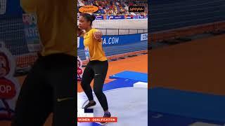 WOW: Yemisi OGUNLEYE ️️ #EuropeanIndoorChampionships #Apeldoorn2025 #qualifications #spopaW