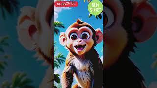 The monkey and the sun || moral stories #monkey #sun #shorts