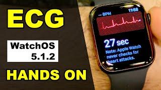 Apple Watch ECG (Hands On) - How to take an ECG on Apple Watch 4