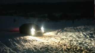 Quattro at work Audi a6 2008 in deep snow, 3.0 tdi quattro 2013 uphill