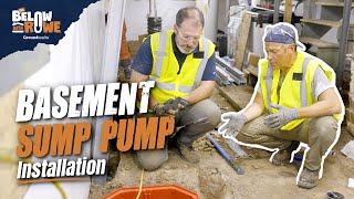 Basement Sump Pump Installation with Mike Rowe