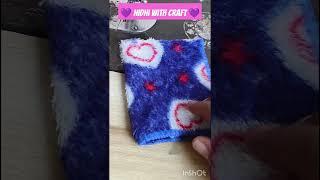 How to make a kids mittens.#diy#nidhiwithcarft#trending#viral#shorts#kidscap#papercarfts #carftideas
