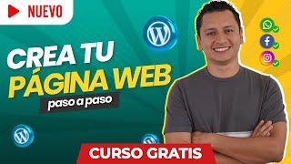 Como Crear Una Pagina Web en WORDPRESS DESDE CERO - Curso Gratis