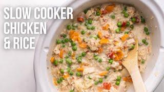 Slow Cooker Chicken and Rice l The Recipe Rebel