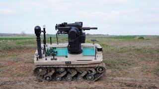 HAVELSAN BARKAN UGV integrated with TRAKON LITE RCWS