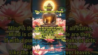 Verse 2 – The Foundation of Peace: Dhammapada –Buddha's words