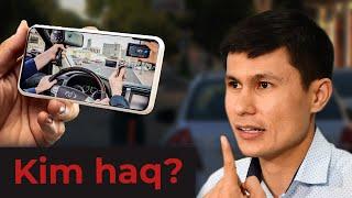 Kim haq: qoidabuzar haydovchi videosini yuborish sotqinlikmi? | Xushnudbek Xudoyberdiyev