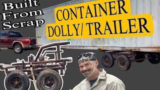 Shipping Container Winch Dolly... Build, Move, and set-up