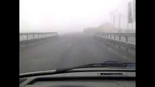 Me, almost making an accident on fog cuz of trucker cought on tape