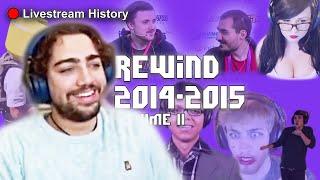 Mizkif Reacts to Twitch Rewind 2014-2015 | Livestream History Vol. II w/Chat