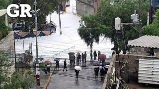Reportan vecinos inundación en Naucalpan