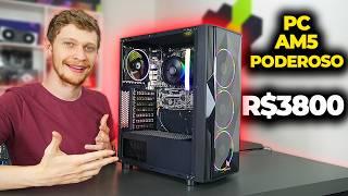 CHEAP RYZEN AM5 GAMER PC (R$3800) ASSEMBLY AND TESTING IN GAMES (2025)